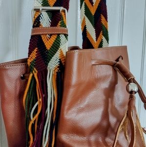 Hobo Bag - Large Camel Leather